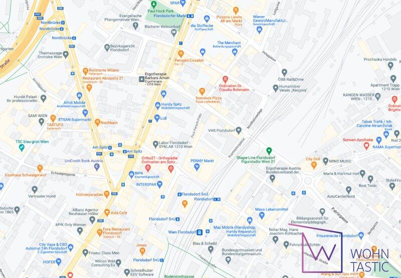 Umgebungskarte (Quelle: Google Maps).