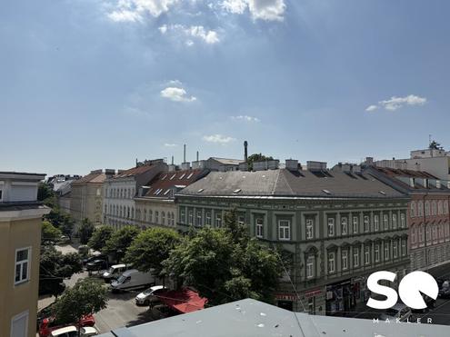 #SQ Zentrale, begehbare Premium-DG-Wohnung in der ruhigen Hasnerstrae, 1160 Wien - alimentiert durch viel Tageslicht und Raumgefhl.