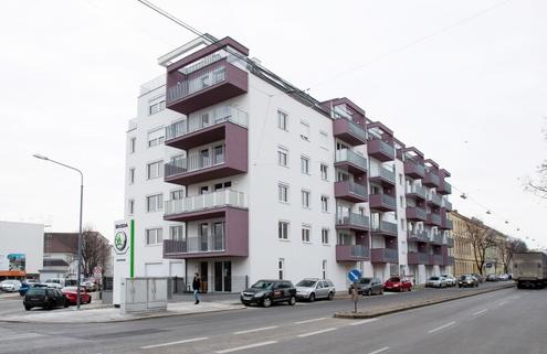 2-Zimmer-Gartenwohnung Neubau inkl Kche und Kellerabteil mit Bahnhof Floridsdorf in Gehweite /LS84-3