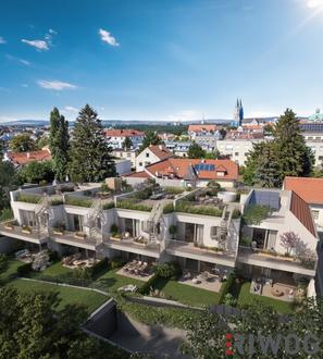 ERSTBEZUG TOWNHOUSE IM ZENTRUM | Südwestseitiger Eigengarten und Dachgarten | Sole-Wasser-Wärmepumpe | 2 TG-Stellplätze
