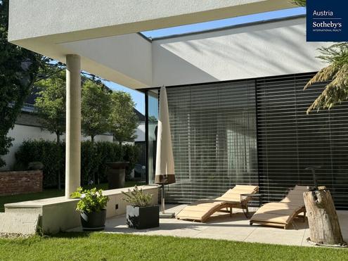 Privatsphäre & Perfektion - Architektenvilla mit Garten, drei Terrassen & Homeoffice