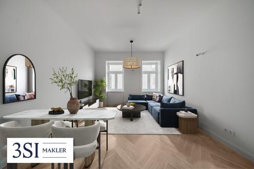 Stilvoller Altbau trifft modernen Luxus - Exklusives Wohnen mit Balkon