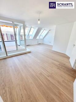 Leistbare Familien-Wohnung im Dachgeschoss! Toll aufgeteilt + Zentrumsnah + 3 Zimmer mit Terrasse + Frisch saniert + Hauseigene Tiefgarage! Besser geht es nicht....