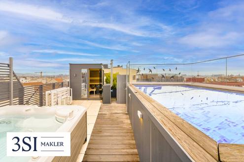 Lichtdurchflutetes Luxus-Penthouse mit Infinity-Pool und Panoramasicht!