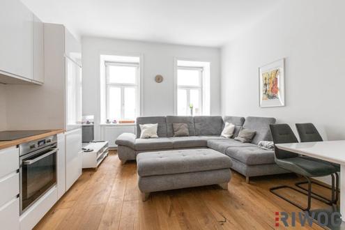 Nähe Schweizergarten, Botanischem Garten und Schloss Belvedere | Möblierte 2-Zimmer-Altbauwohnung | Hofseitiges Schlafzimmer | Inkl. Einbauküche