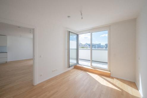 +.+ASG+.+ IV-Qualitatives Wohnen in urbaner Lage: hochwertiger 2-Zimmer ERSTBEZUG mit TERRASSE! Provisionsfrei!