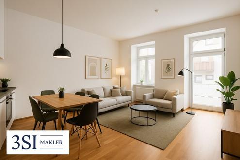 Kleine 2-Zimmer-Oase mit eigenem Garten und direkter U-Bahn-Anbindung in Top-Lage des 3. Bezirks