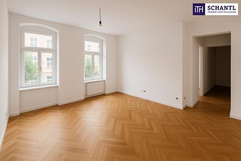 ***Eleganter Wohntraum mit Altbauflair - 2-Zimmer-Wohnung in der Thaliastraße  - hochwertiger Sanierung + Klimaanlage & Luftwärmepumpe***