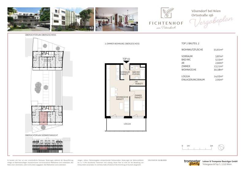 Bauteil -Haus 2, TOP 2, 1. OG, Vsendorf, Ortsstrae, Lehner