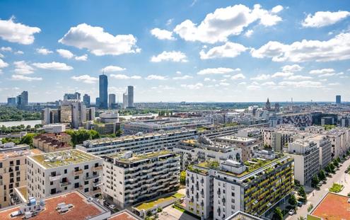 WEITBLICK ber den Dchern Wiens - RIESENRAD PANORAMA (T181)