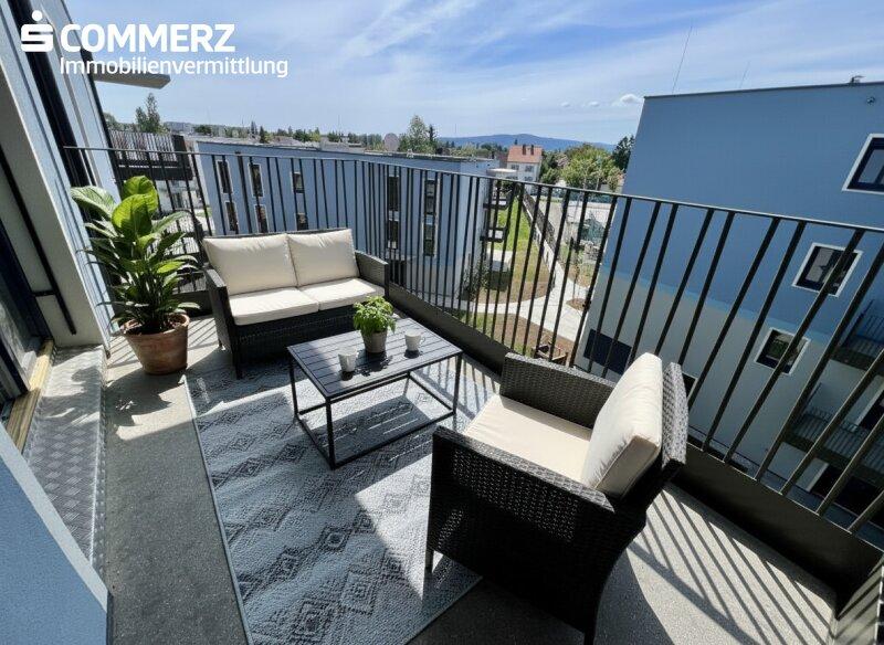 Beispiel-Gestaltung Balkon (KI-generiert)