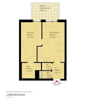 2-Zimmer-Neubauwohnung inkl Markenküche, Balkon Außenfläche und Kellerabteil / K3-58