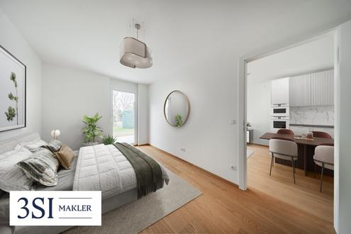 Riverside Living Alte Donau: Moderne 2-Zimmer-Eigentumswohnung mit Terrasse und Garten - PROVISIONSFREI!