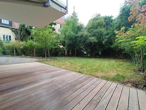 Wohn(t)raum im Grünen! Großzügige Neubau-Wohnung mit Garten inkl. PKW-Stellplatz im 19. Bezirk! Wohnküche! 2 Zimmer! Terrasse! Fußbodenheizung!