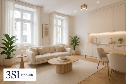 Moderne sanierter 2-Zimmer-Altbau in 1120 Wien - Erstbezug zum Top-Preis von 269.000 !