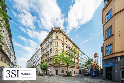 Eingereichter Rohdachboden in beliebter Neubauer Lage mit großem Entwicklungspotential
