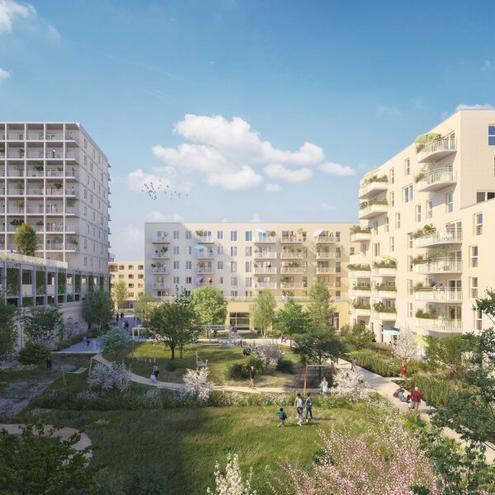 # NEUBAUWOHNUNG mit Garten & Terrasse im 4. Obergeschoss - Nähe U2 am Hausfeld # (6.20)