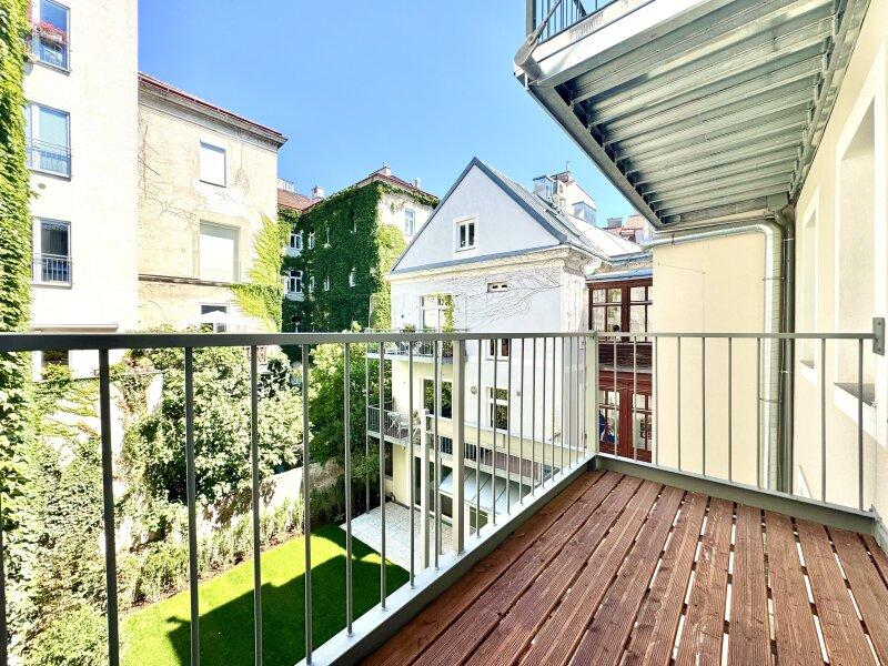 Balkon mit Grnblick
