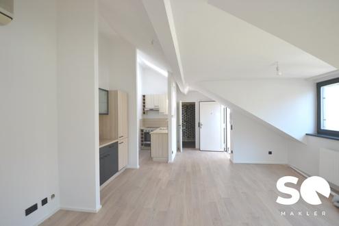 #SQ - LICHTDURCHFLUTETE DG-WOHNUNG MIT SONNIGER TERRASSE FR STILBEWUSSTE BEIM AUGARTEN (GAUPLATZ) & NHE DONAUKANAL (U4)