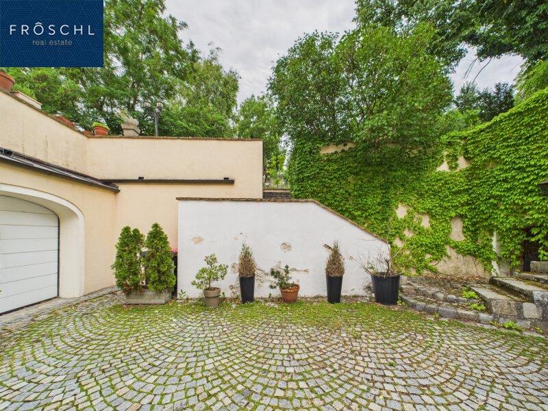 Ansicht vom Hof zum Gartenaufgang