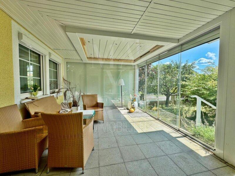 berdachte Terrasse