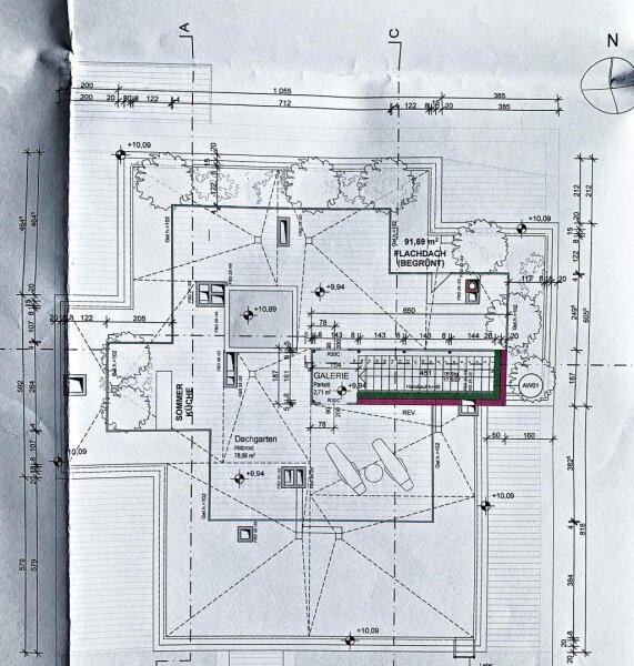 Plan Dachterrasse / Roof Terrace