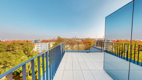 Exklusives Penthouse mit privatem Wellnessbereich und Panoramablick über Wien