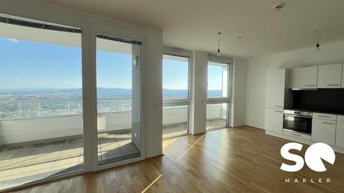 # SQ  - MODERNE 3 ZIMMER IN EINEM HOCHHAUS - NEUBAUWOHNUNG MIT BALKON MIT TRAUMHAFTEN AUSBLICK - NHE KURPARK OBERLAA - 31. ETAGE