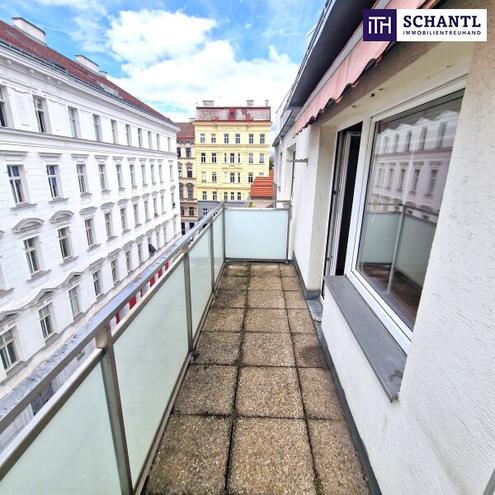 Preisreduziert! Citywohnung mit sonniger Terrasse in einem der gefragtesten Szeneviertel Wiens - stilvolles Zuhause oder wertbeständiges Anlageobjekt