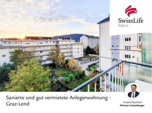 Sanierte und gut vermietete Anlegerwohnung - Graz-Lend