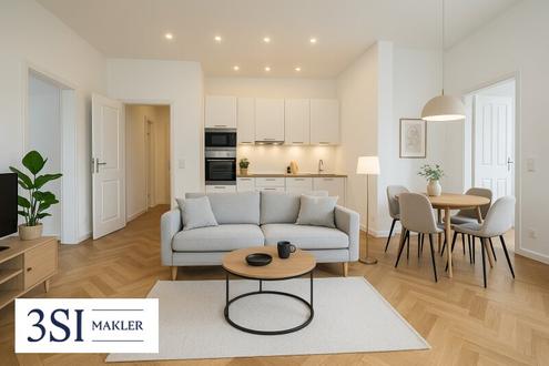Altbau trifft Design - Traumhafte 3-Zimmer-Wohnung frisch saniert