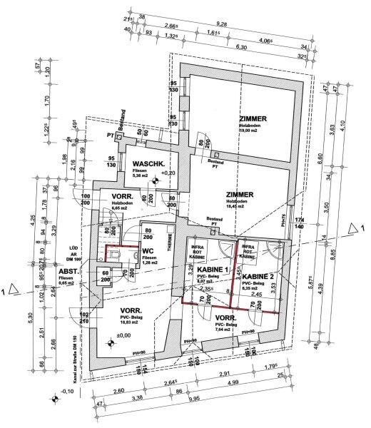 Grundriss Haus 2 im Sden