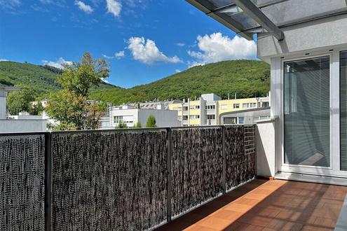 Dachgeschowohnung mit 3 Zimmer und Sdloggia bei der Wiener Stadtgrenze