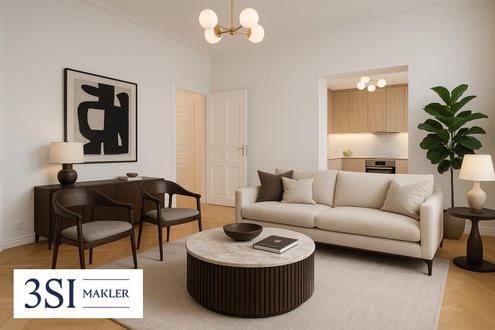 Top-sanierter Altbau-Erstbezug - Elegante 3-Zimmer-Wohnung mit moderner Ausstattung