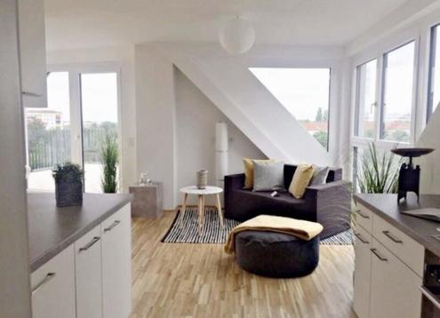 Stylisches Penthouse mit Wow und Terrasse