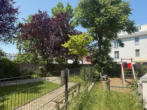 Erstbezug - Gartenwohnung I  ca. 33m² Außenfläche I Tiefgarage I Donau-Nähe I Fußbodenheizung I Fernwärme I 