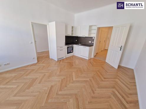 Altbauflair neu gedacht: Helle 2-Zimmer-Wohnung mit Lift und moderner Ausstattung + barrierefrei, stilvoll saniert und in toller Lage