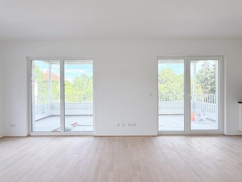 Traumhafte Dreizimmerwohnung mit groem Balkon und Garagenplatz in Oberlaa