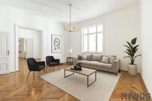 Klassische Stilaltbauwohnung mit Charme und Eleganz | Komplette Innenhoflage | 3. Etage | Nhe Donaukanal, Hundertwasserhaus, 1. Bezirk, Prater