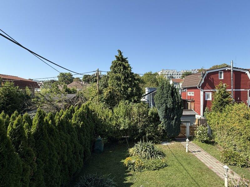 Blick vom Balkon