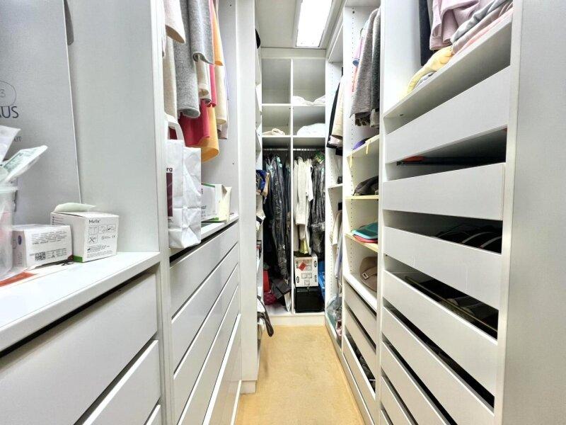 begehbare Garderobe