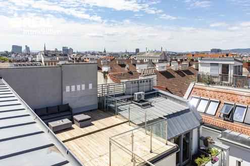 Schicke Maisonette mit 53 m Dachgarten-Oase