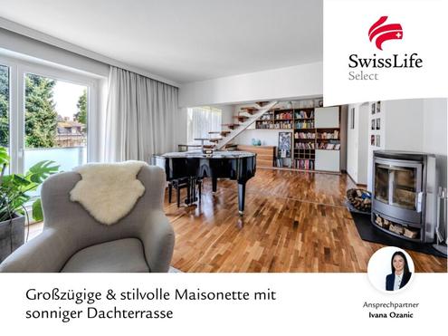 Grozgige & stilvolle Maisonette mit sonniger Dachterrasse