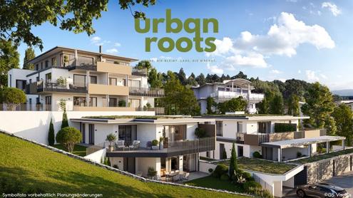 URBAN ROOTS am Kreuzbergl - Außergewöhnliches Wohnkonzept: Letztes Obergeschoss mit Eigengarten, 4 Zimmern und 2 Bädern. Mit herrlicher Aussicht!