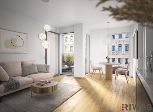 ERSTBEZUG mit Loggia | 2-Zimmer Neubauwohnung | Fernwärme | Fassadenbegrünung | TG-Stellplatz optional | Nachhaltiges Wohnbauprojekt
