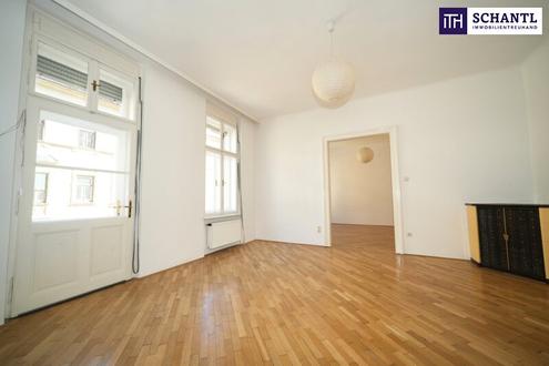 IM HERZEN VON GRAZ: ALTBAU-CHARME MIT SONNENBALKON! 3 Zimmer mit elegantem Parkett + modern saniertes BAD & WC - WOHLFHLGARANTIE!