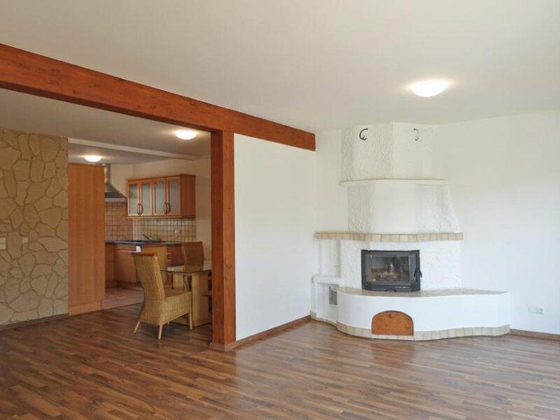 Wohn-Esszimmer mit Kamin