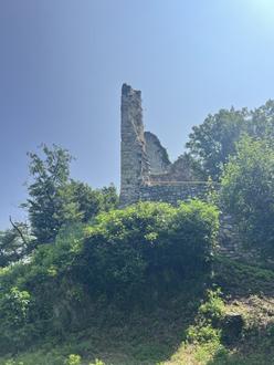 180 ha Eigenjagd mit historischer Ruine, Panorama ber Graz