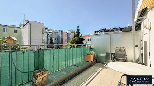 CHARMANTE 2-ZIMMER WOHNUNG MIT TERRASSE - LICHTDURCHFLUTET - NÄHE AKH UND JOHANN-NEPOMUK-VOGL-PLATZ