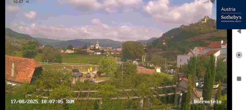 Ausblick vom Stockingerhof auf Drnstein